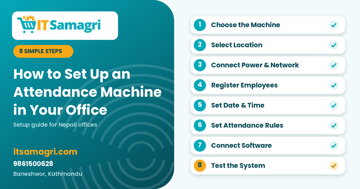How to Set Up an Attendance Machine in Your Office