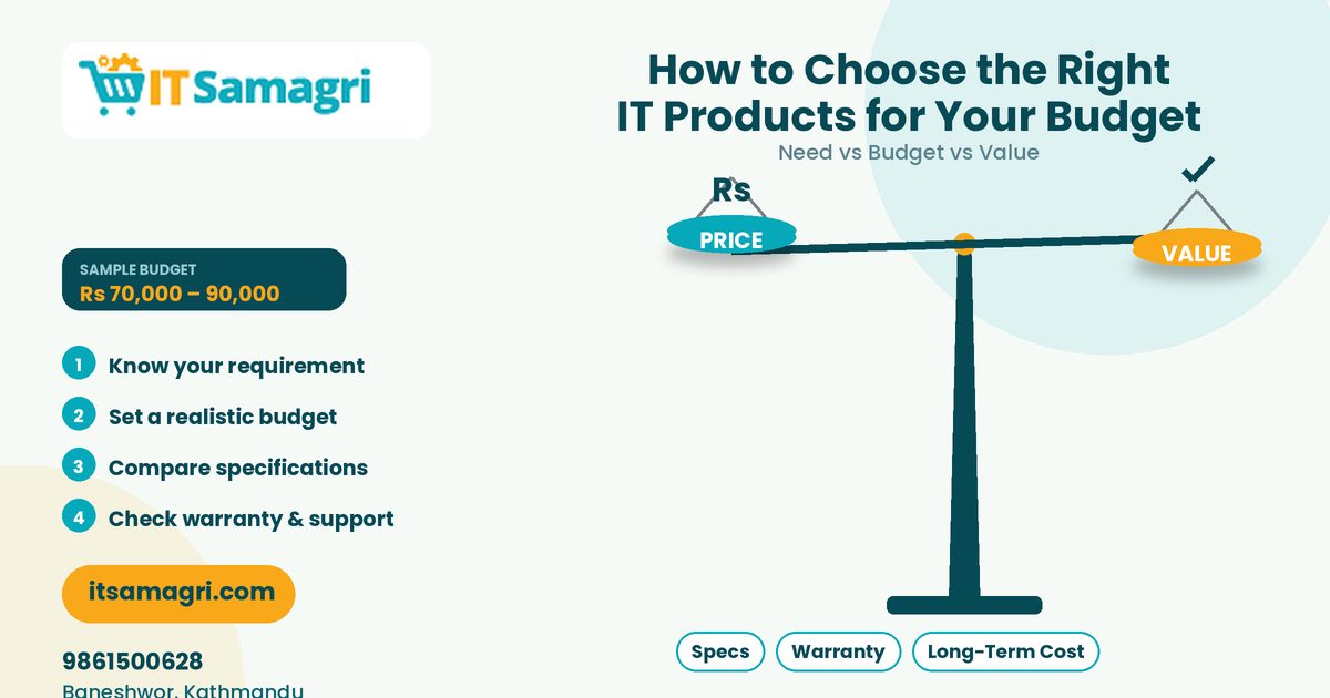 How to Choose the Right IT Products for Your Budget